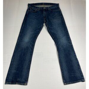 Polo Ralph Lauren Men 34 x 29 Straight Fit Blue Medium Wash Stretch Jeans